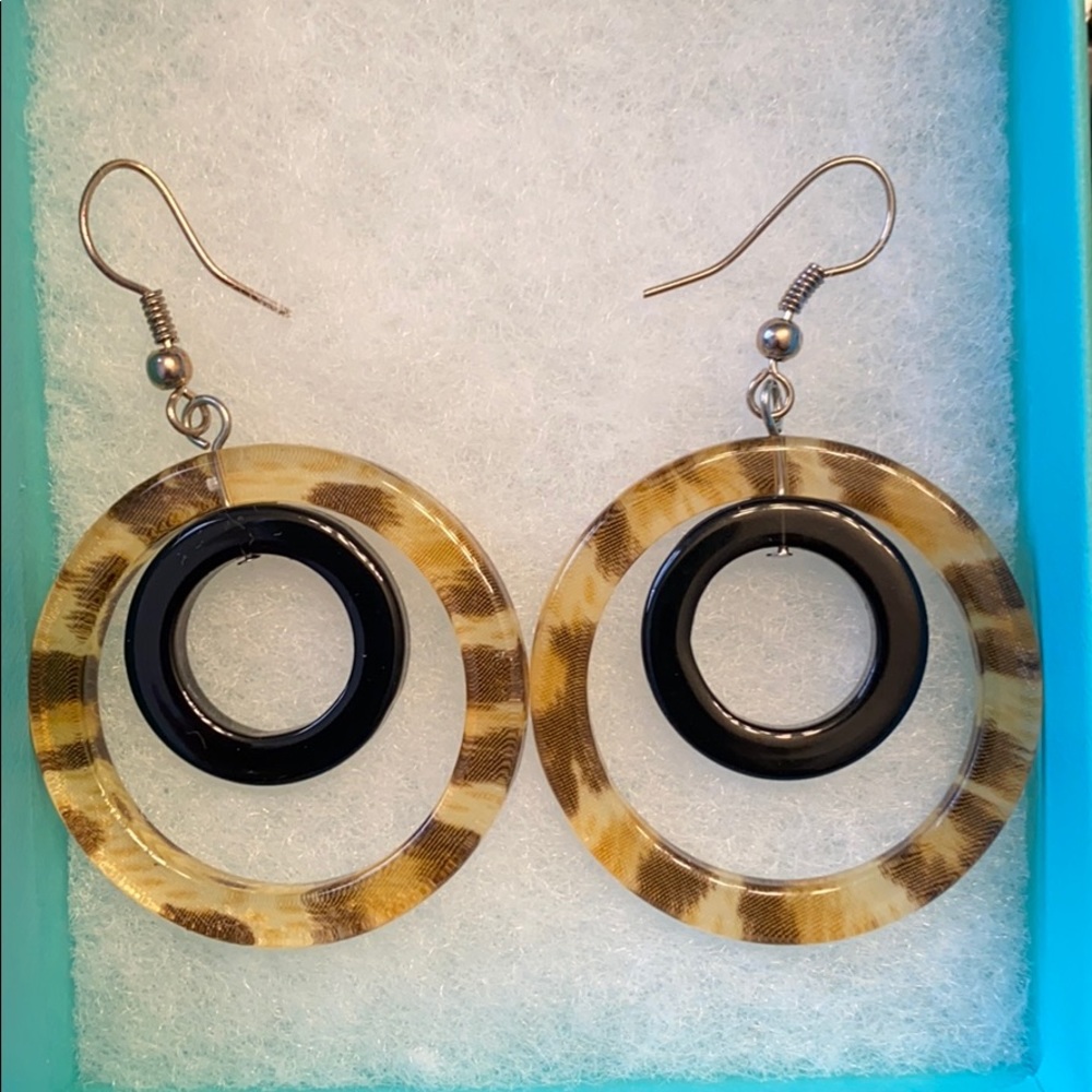 Leopard Print Earrings